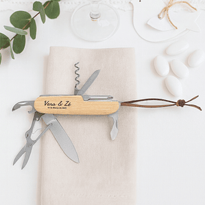 Canivete multiusos personalizável