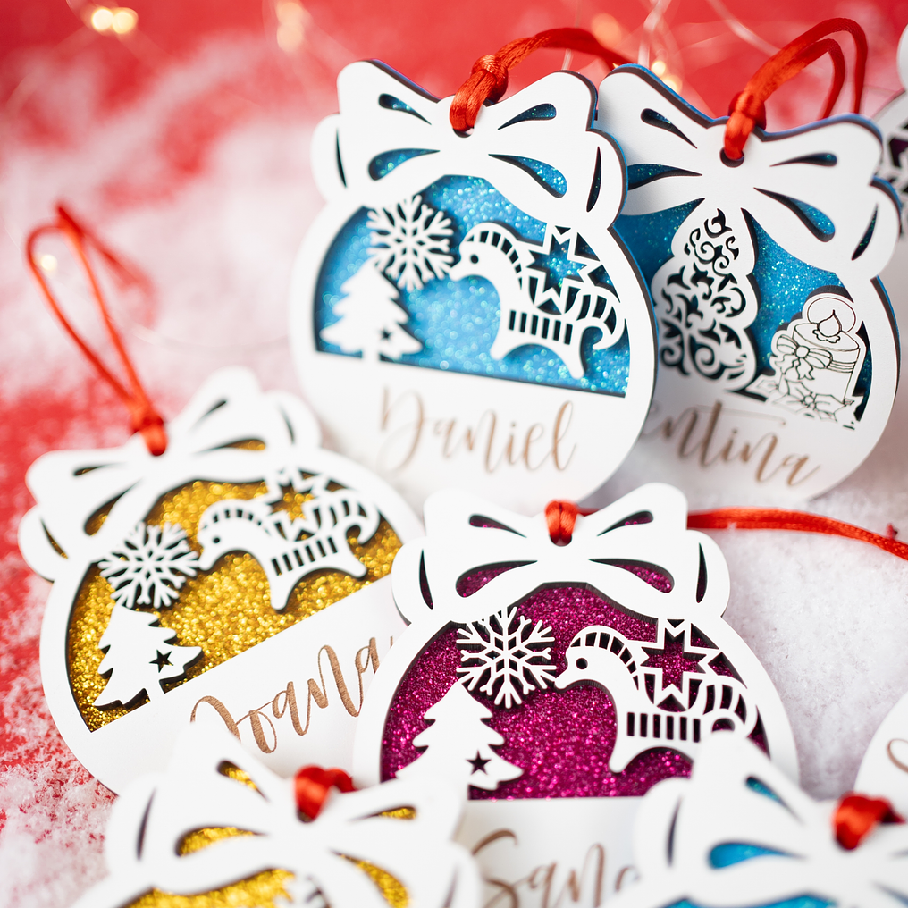 Bola de Natal M2 com Fundo (Refª BOLA02CF) 13