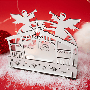 Presépio com velas - Modelo 1