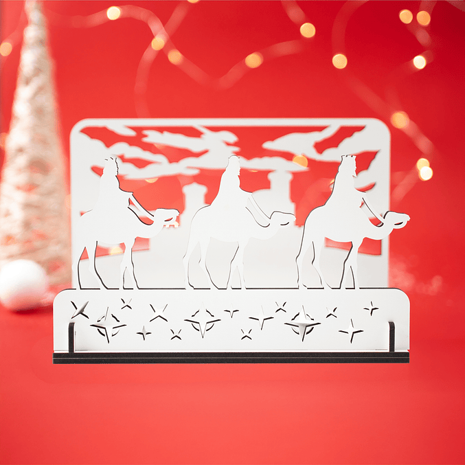 Presépio com velas - Modelo 3 4