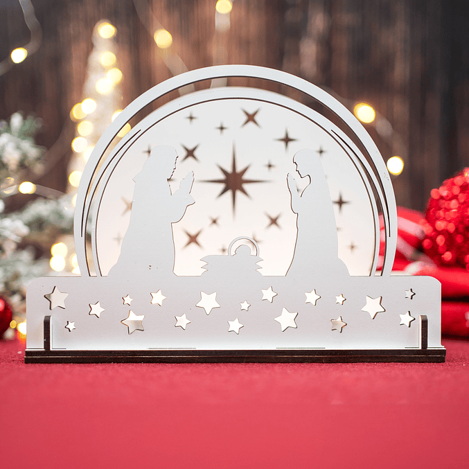 Presépio com velas - Modelo 2 1