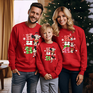 Sweatshirt HoHoHo personalizada (Adulto e Criança)