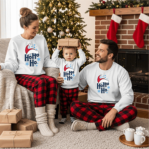 Sweatshirt Gorro HoHoHo personalizada (Adulto e Criança)