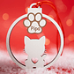 Bola de Natal Personalizada - Animais (Cão ou Gato) - Miniatura 2