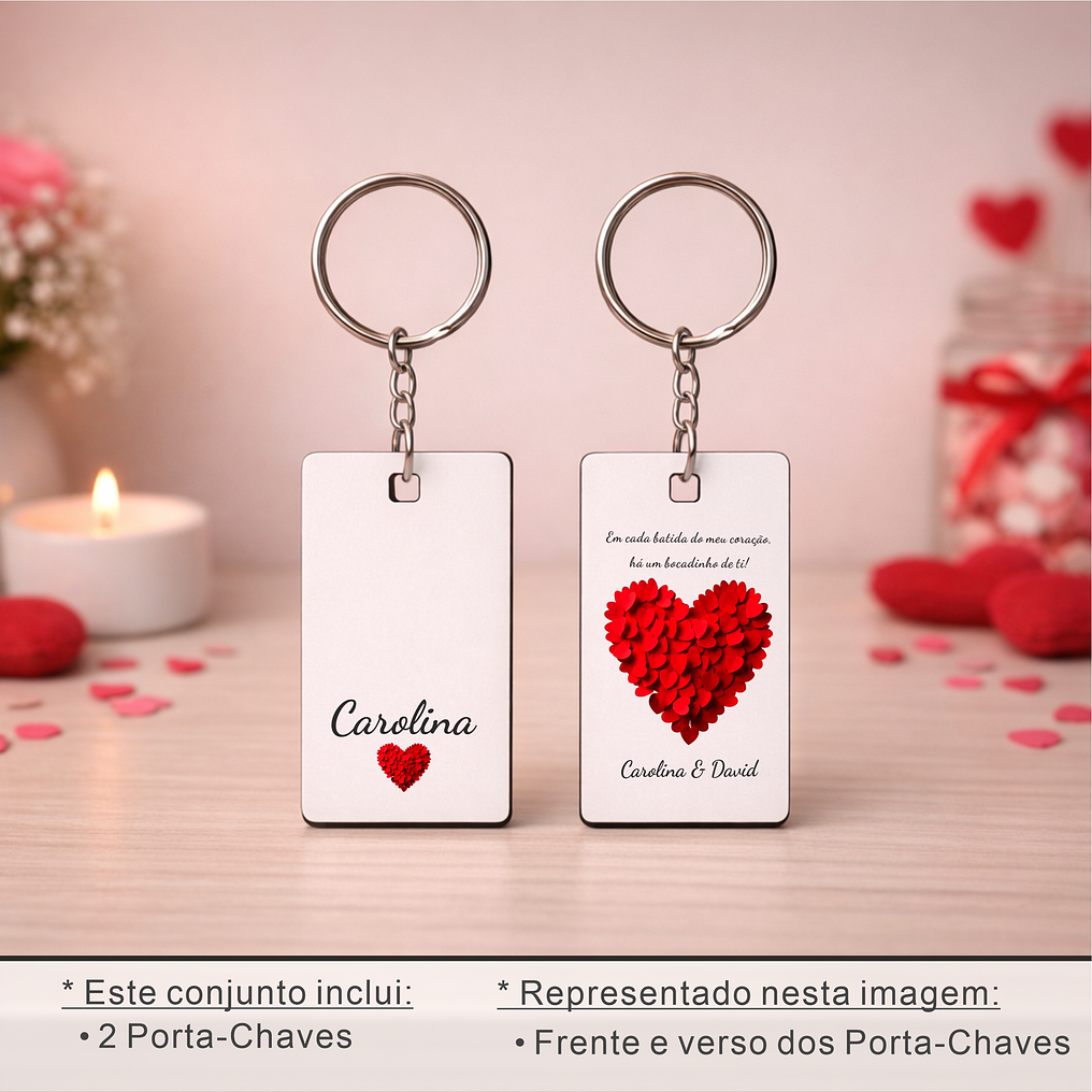 Conjunto Namorados – Bocadinho de ti - Moldura+Caneca+Porta-chaves 6