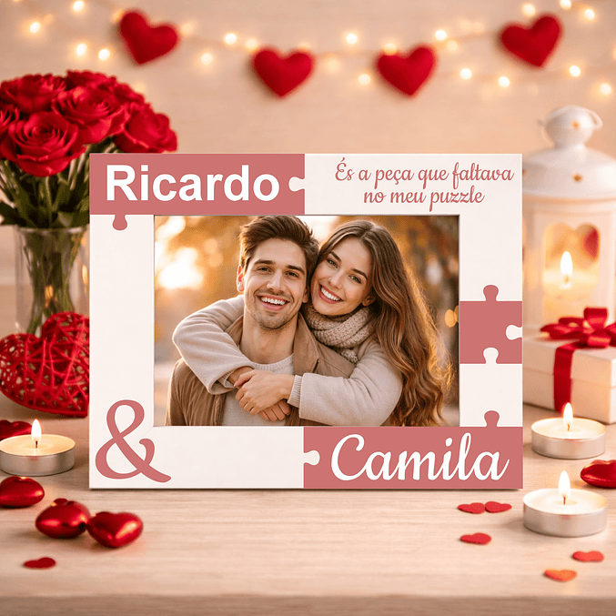 Moldura Namorados – Puzzle Personalizada 1