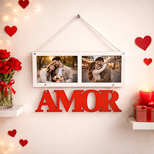 Moldura Dupla de Pendurar – Amor