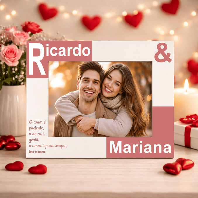 Moldura com Nomes e Dedicatória 1