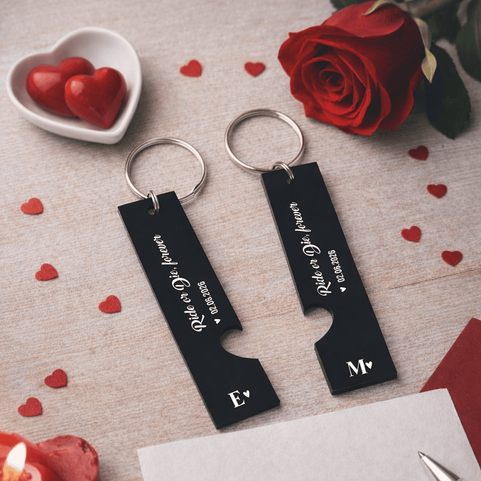 Porta-Chaves Junto Coração 1