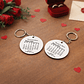 Porta-chaves Namorados – Personalizado com Nomes, Data e Dedicatória - Miniatura 2