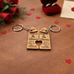 Conjunto Porta-chaves Puzzle com Coração Personalizado - Thumbnail 1