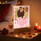 Candeeiro LED com Fotografia e Dedicatória - Thumbnail 1
