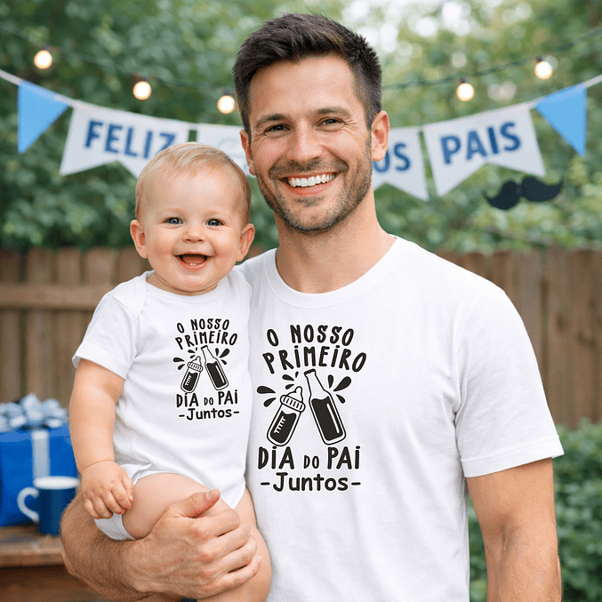 T-shirt + Body Dia do Pai - 