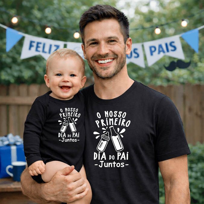 T-shirt + Body Dia do Pai - 
