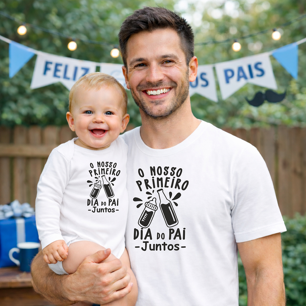 T-shirt + Body Dia do Pai - 