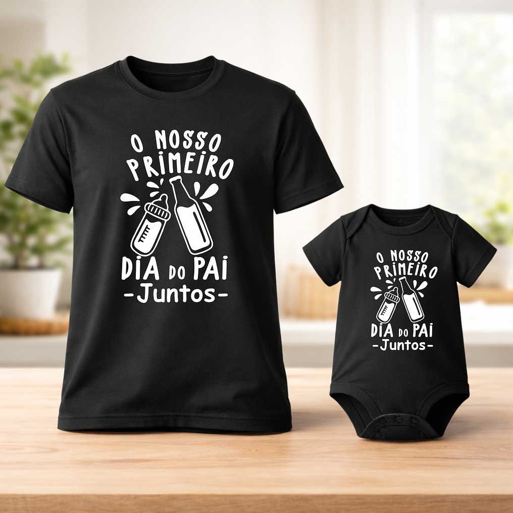 T-shirt + Body Dia do Pai - 