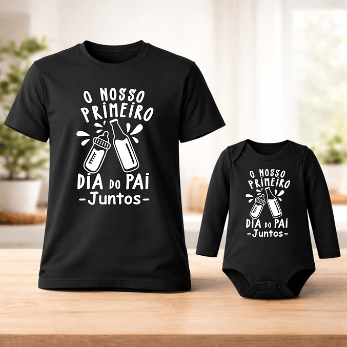 T-shirt + Body Dia do Pai - 