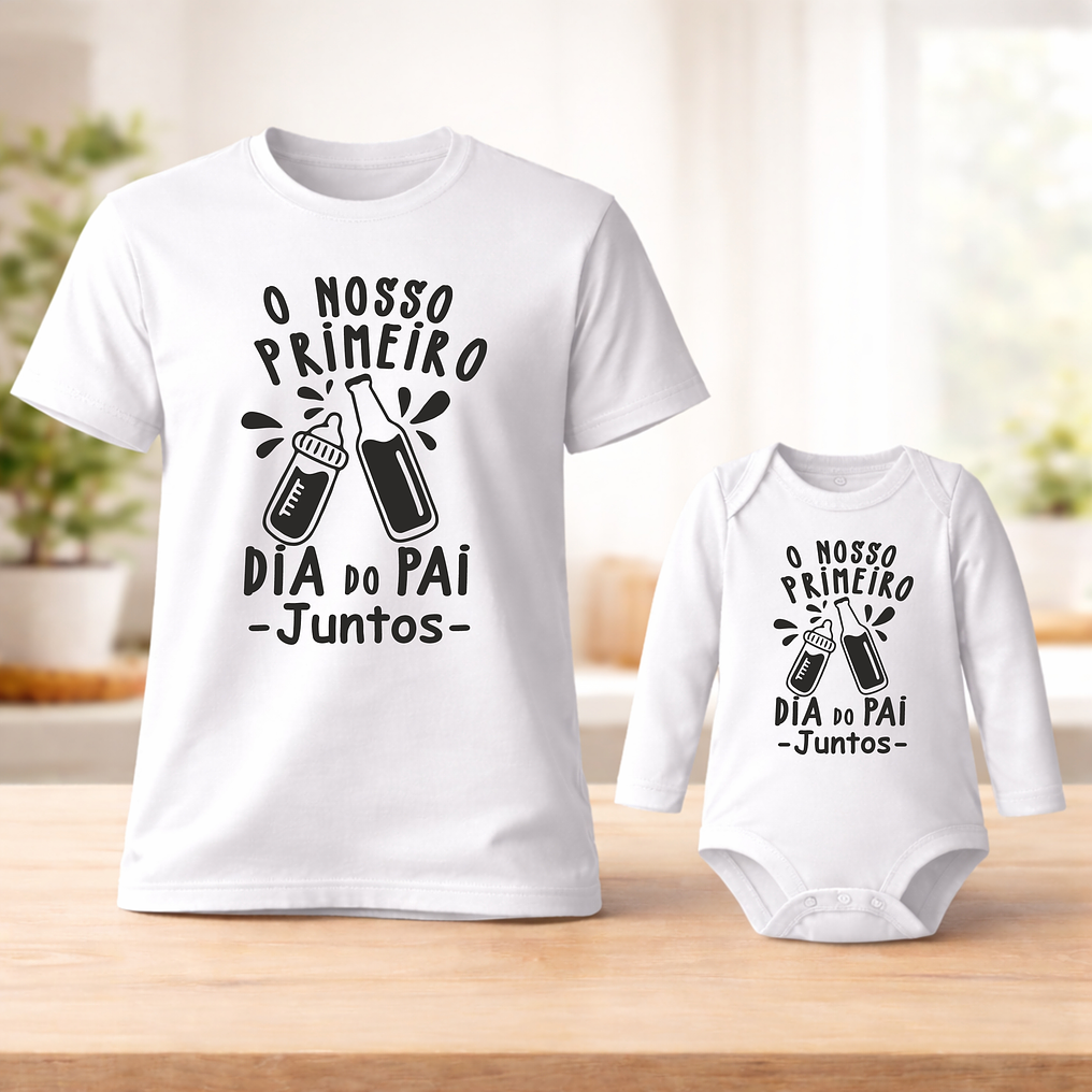 T-shirt + Body Dia do Pai - 