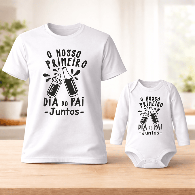 T-shirt + Body Dia do Pai - 