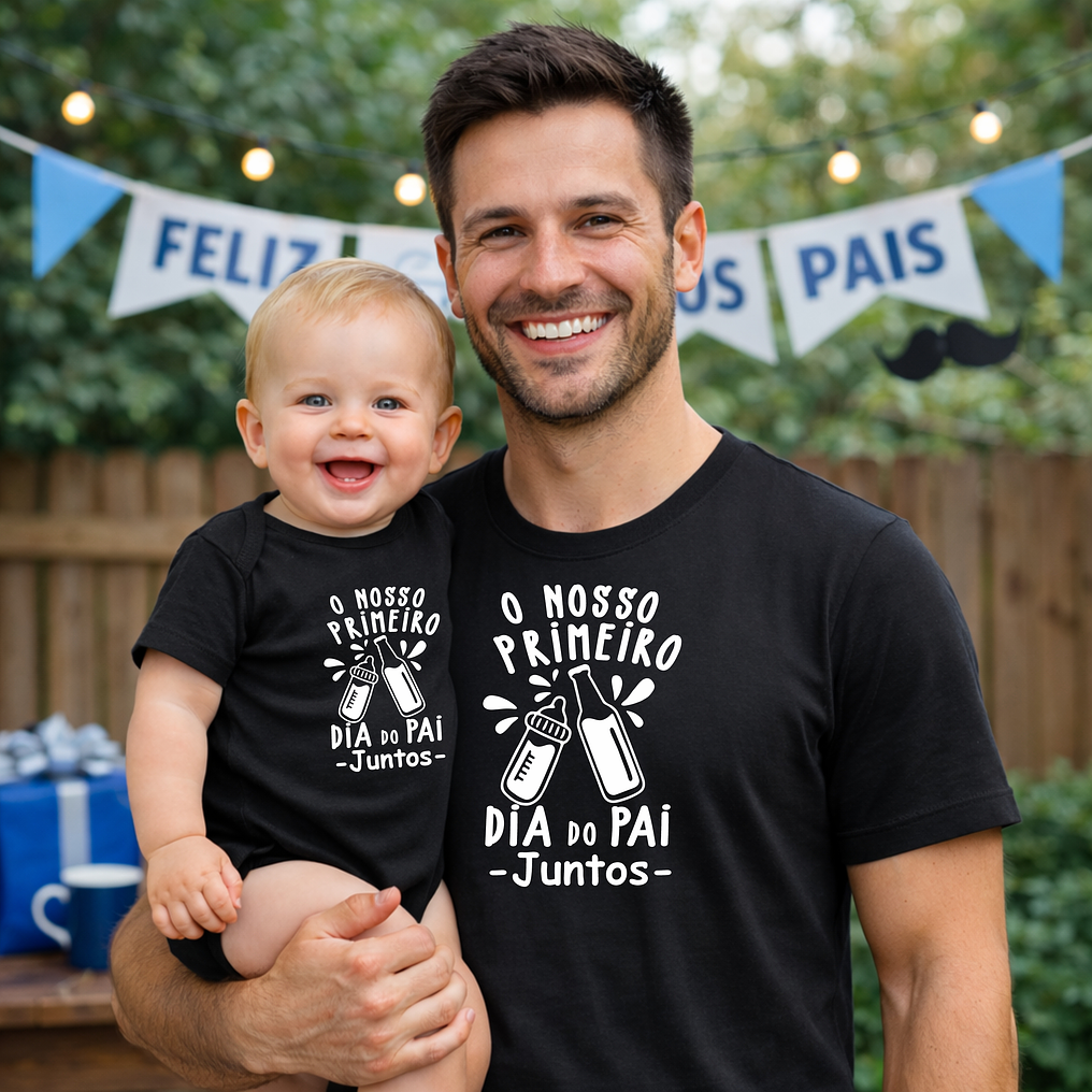 T-shirt + Body Dia do Pai - 