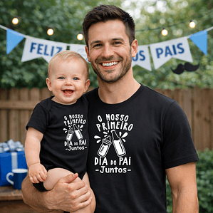 T-shirt + Body Dia do Pai - 