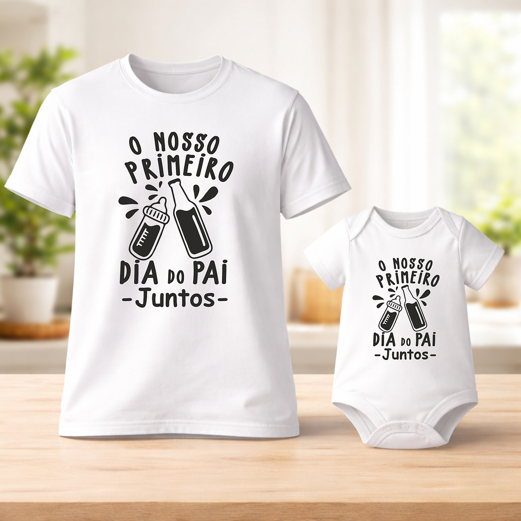 T-shirt + Body Dia do Pai - 