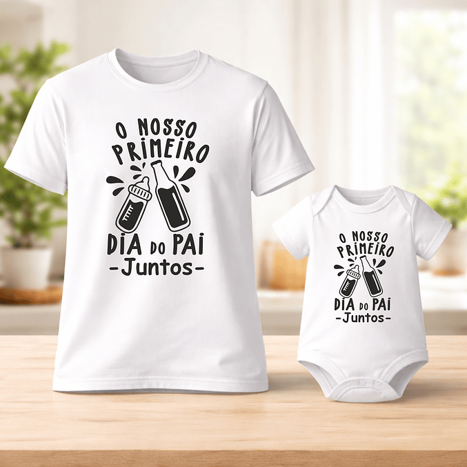 T-shirt + Body Dia do Pai - 