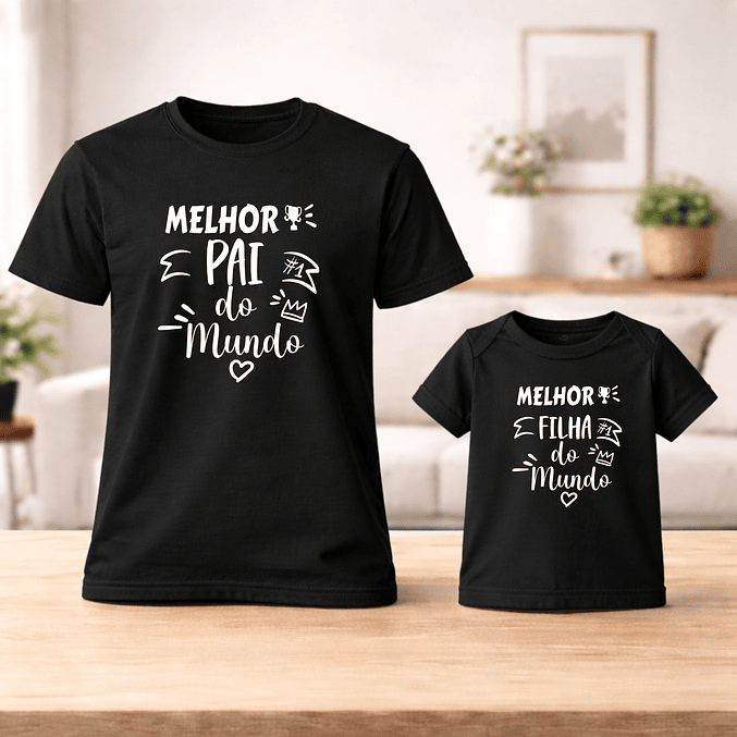 Conjunto T-shirts Dia do Pai - 