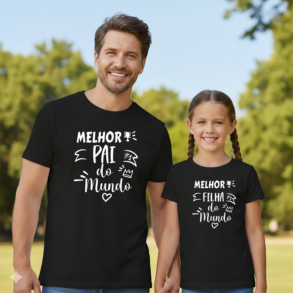 Conjunto T-shirts Dia do Pai - 