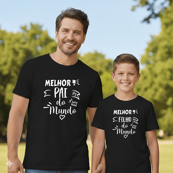 Conjunto T-shirts Dia do Pai - 