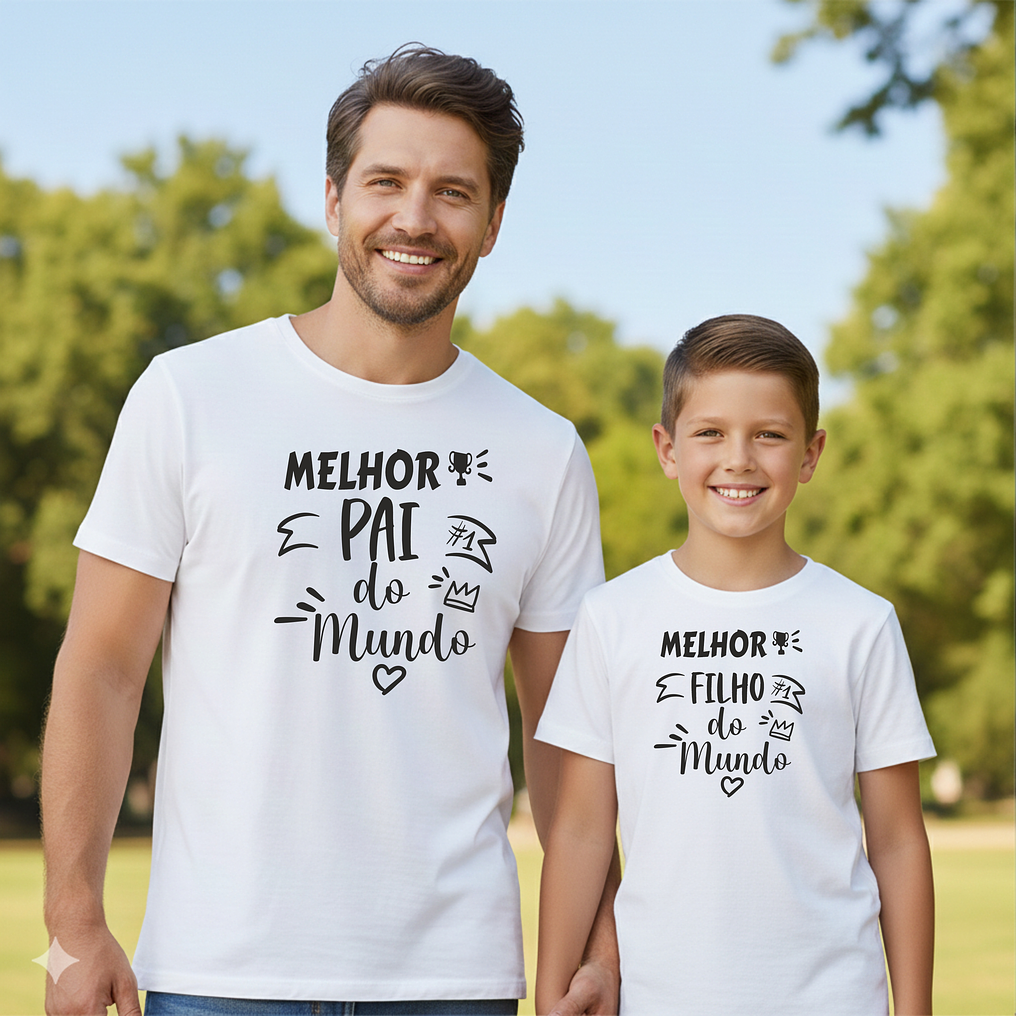 Conjunto T-shirts Dia do Pai - 