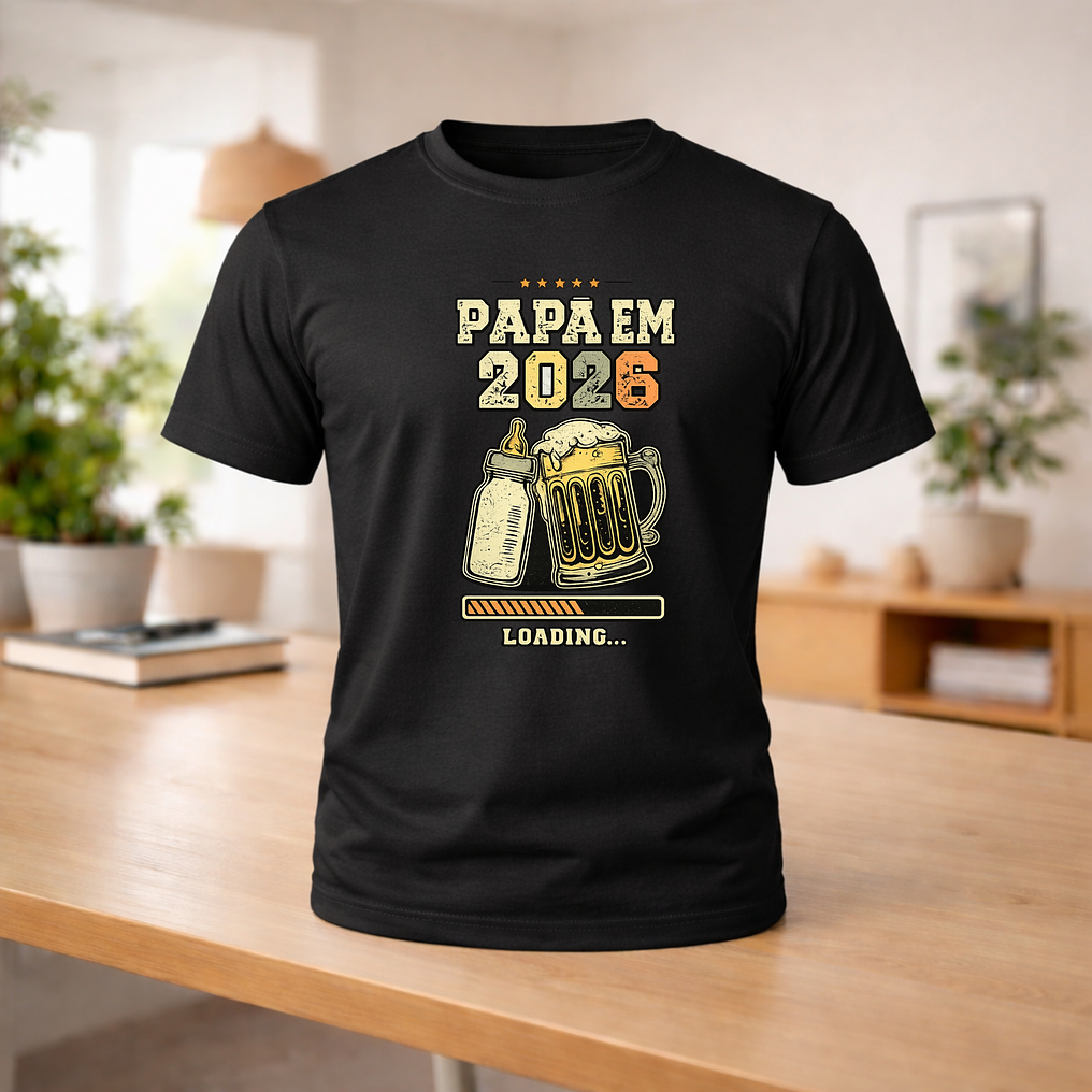 T-shirt “Papá em … Loading” 2