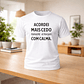 T-shirt “Acordei mais cedo para me atrasar com calma” - Miniatura 2