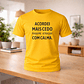 T-shirt “Acordei mais cedo para me atrasar com calma” - Miniatura 1