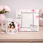 Conjunto Moldura e Caneca Personalizados - Dia da Mãe, Tema Floral_rosa - Miniatura 1