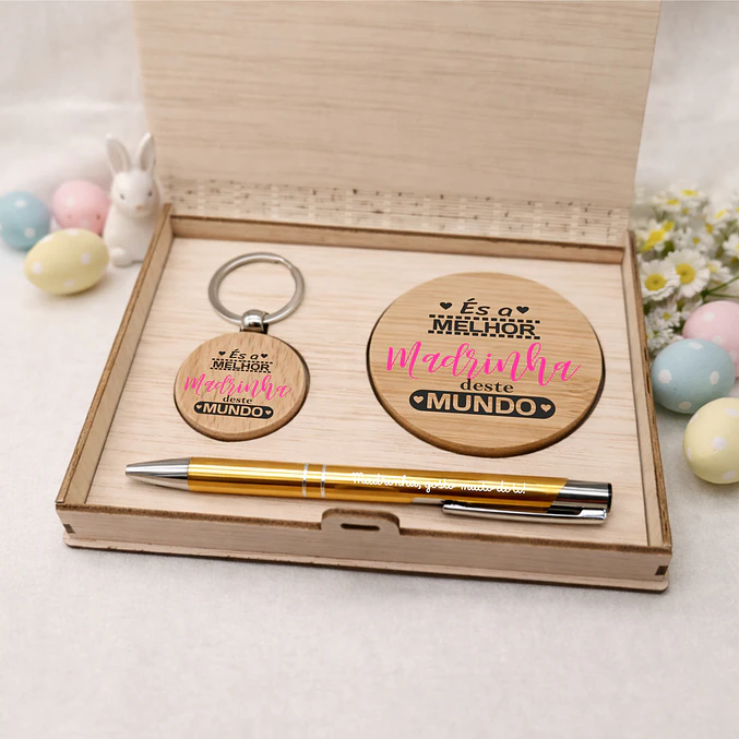 Caixa 'Melhor Madrinha do Mundo' - Personalizada 2