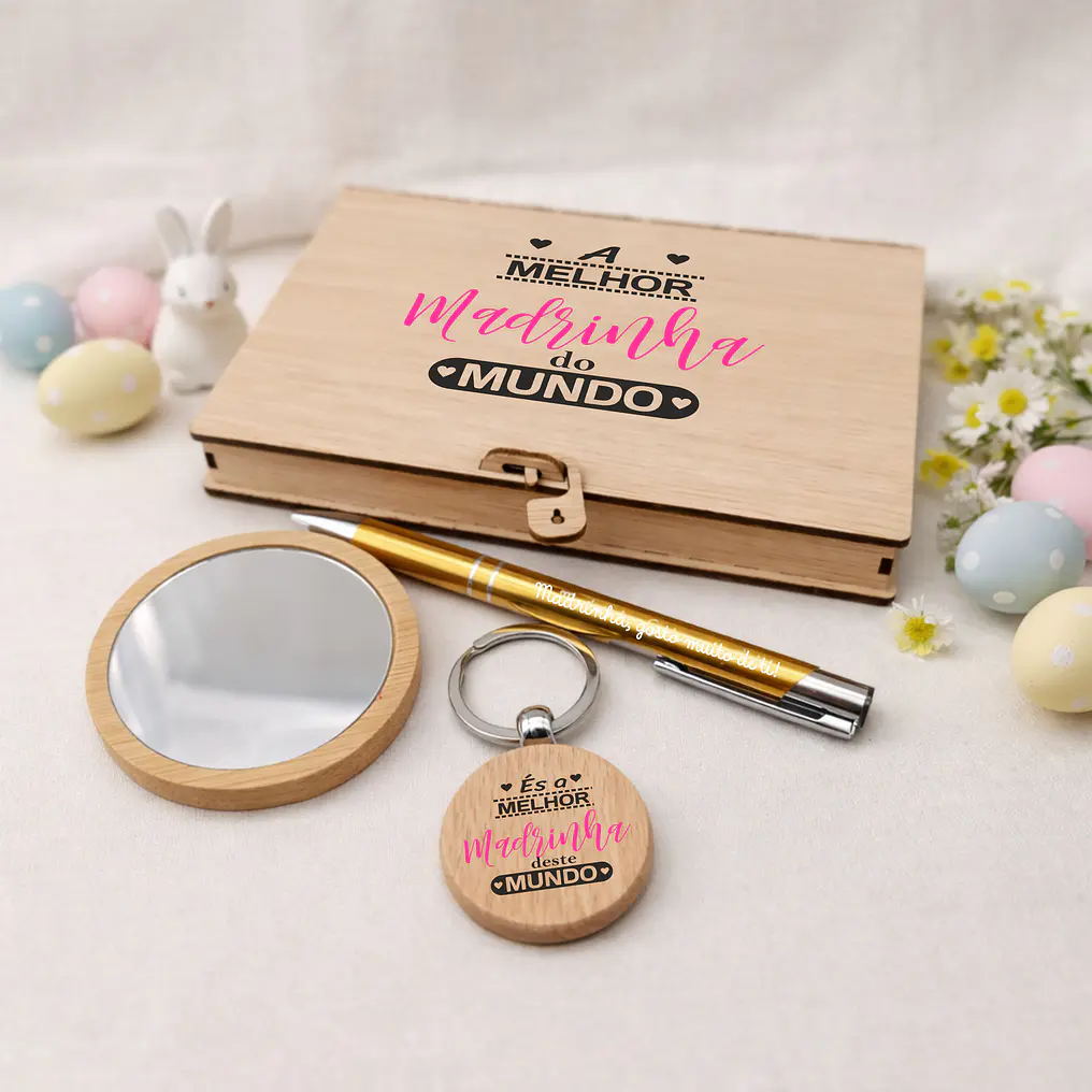 Caixa 'Melhor Madrinha do Mundo' - Personalizada 1