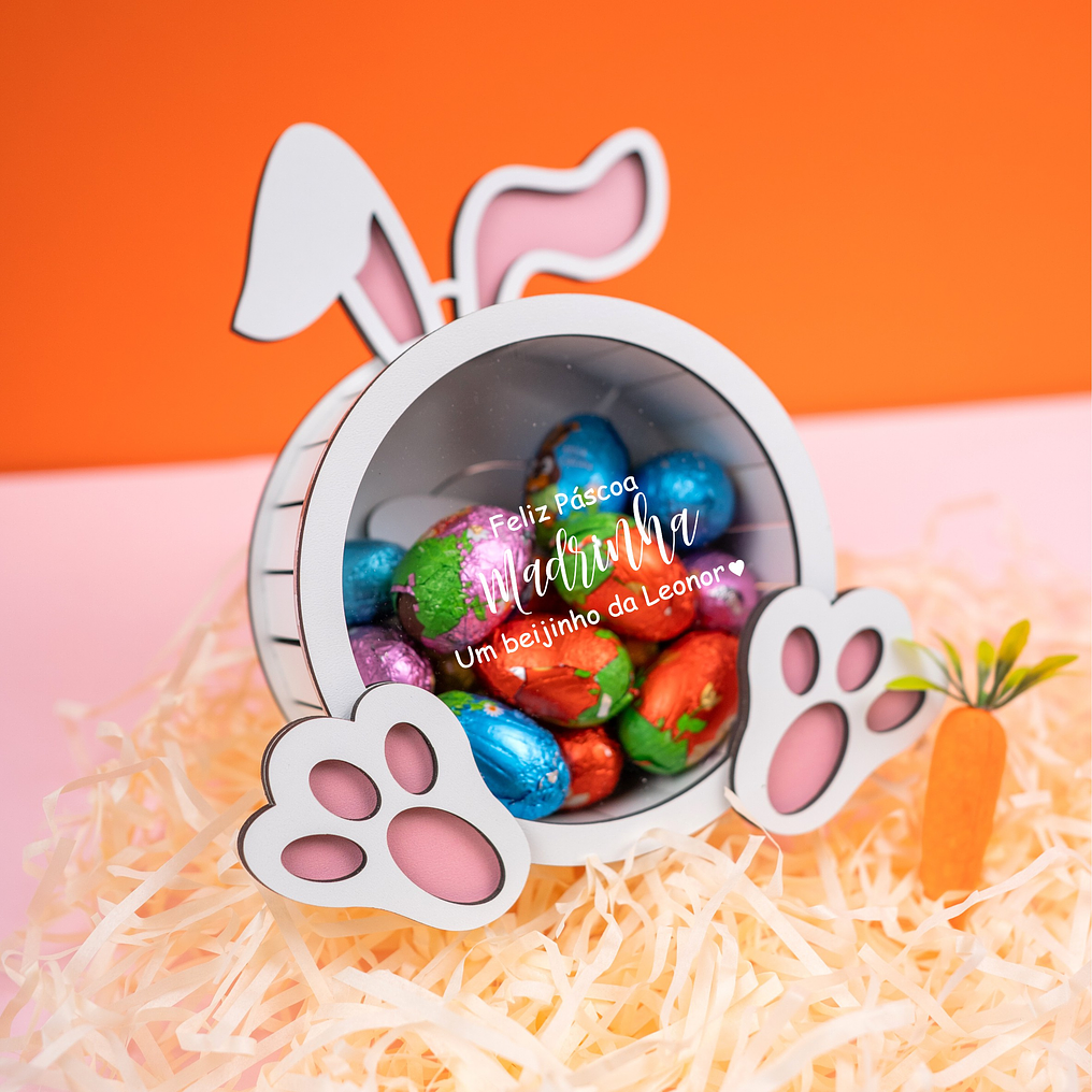 Pack Páscoa - Moldura + mealheiro coelhinho 3