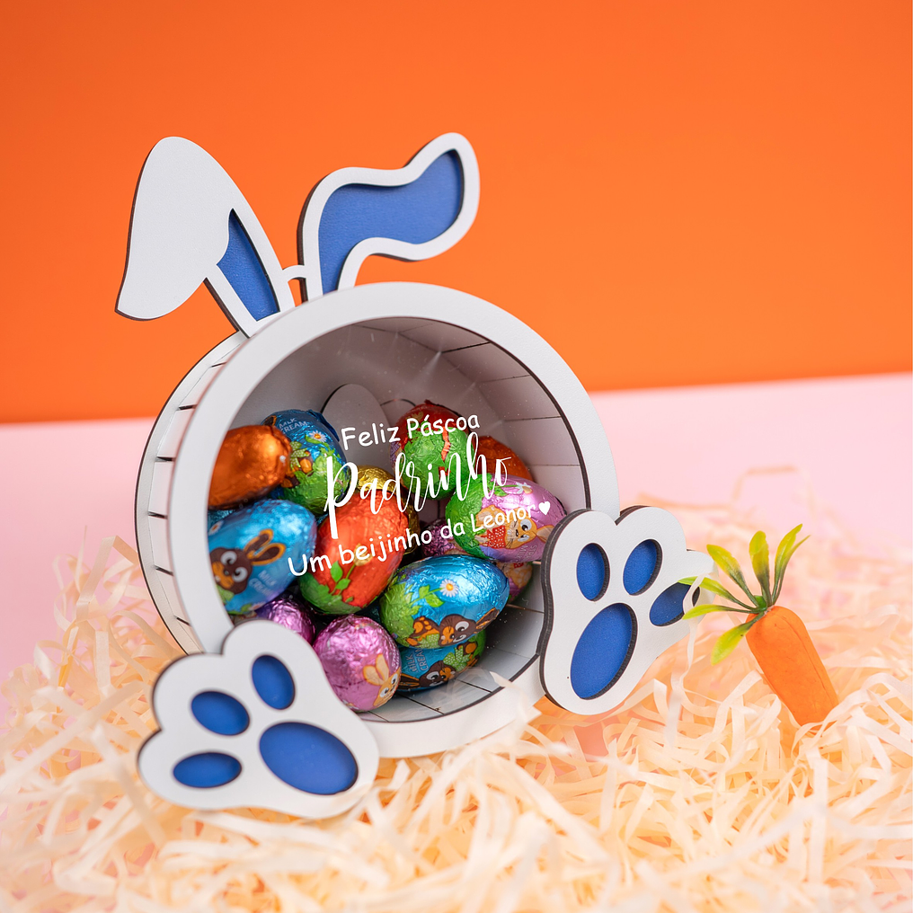 Pack Páscoa - Moldura + mealheiro coelhinho 4