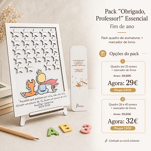 Pack “Obrigado, Professor!” Essencial