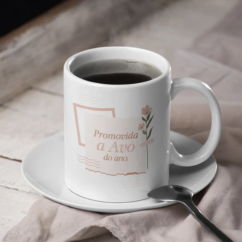 Pack Avó Completa — Moldura + Caneca Personalizadas 4