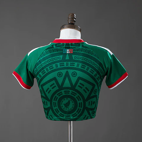 México Crop Top Principal Senhora 2026