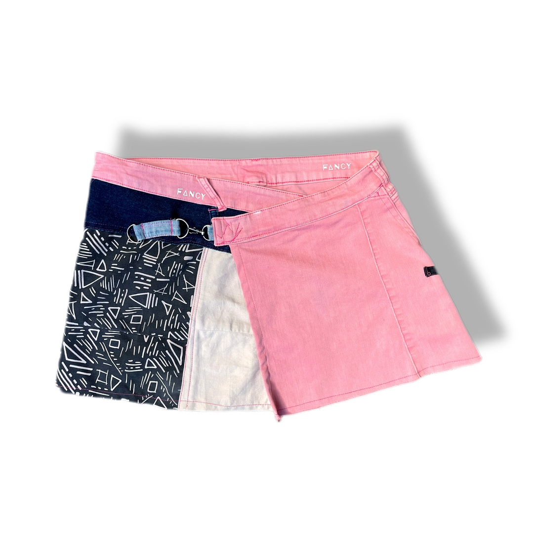 Falda cruzada pink L XL 1