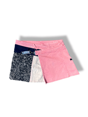 Falda cruzada pink L XL