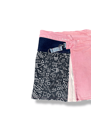 Falda cruzada pink L XL