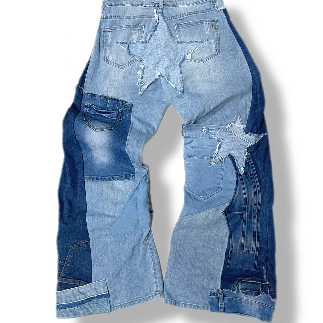 Pant Patchwork star 1