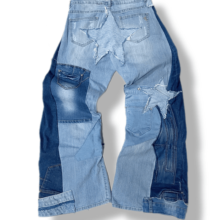 Pant Patchwork star 1