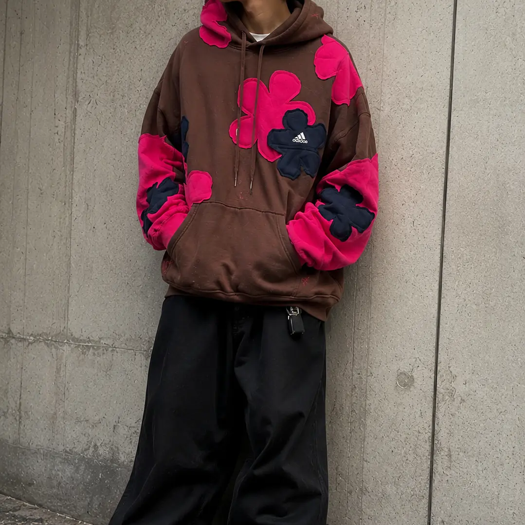 Hoodie flores  1