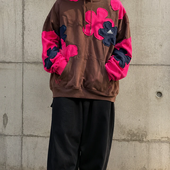 Hoodie flores  2