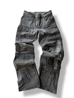 Pant negro patch